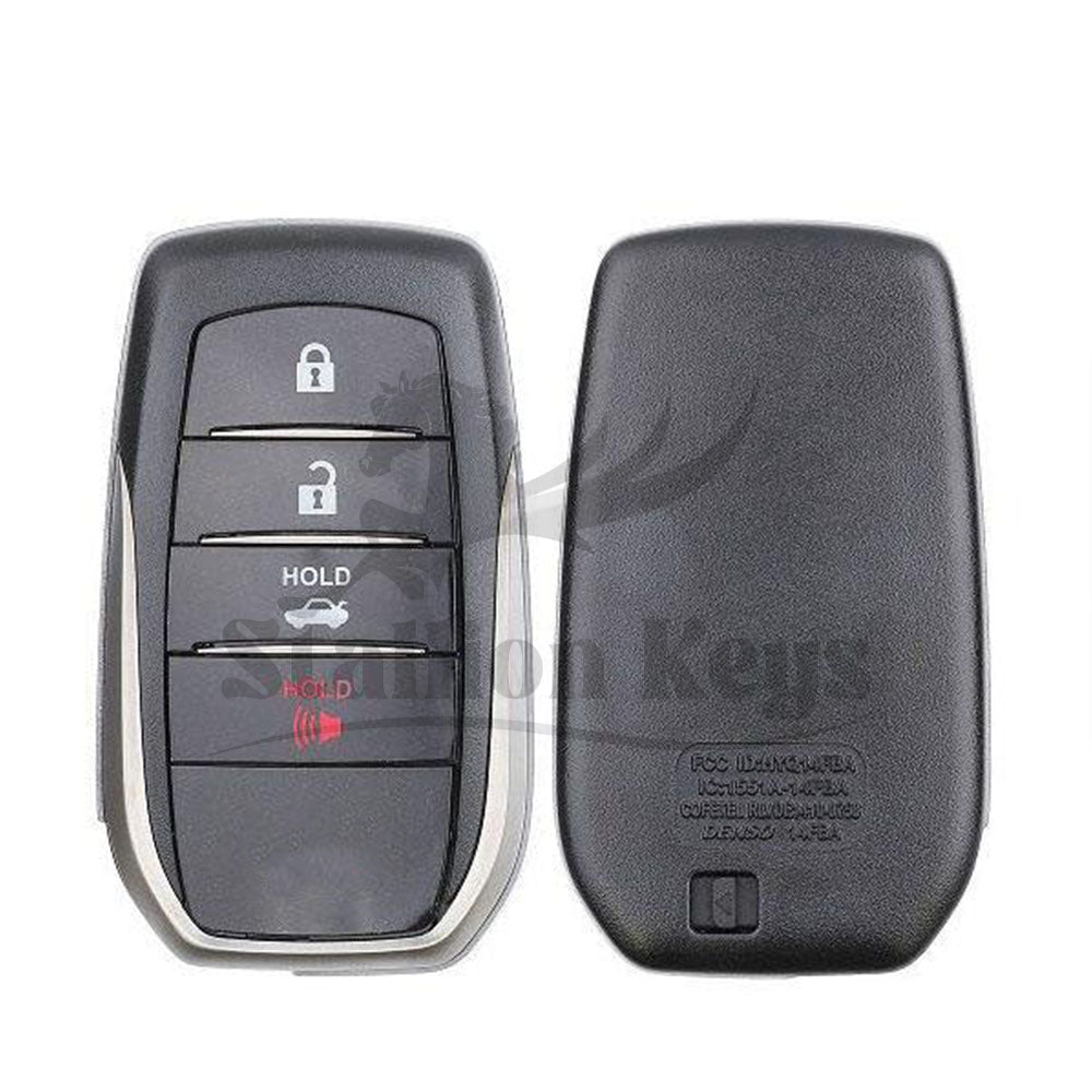 2016-2020 Toyota MIRAI / 4-Button Smart Key / PN: 89904-62020 / HYQ14FBA / AG Board 2110 / AFTERMARKET 2016-2020 Toyota MIRAI / 4-Button Smart Key / PN: 89904-62020 / HYQ14FBA / AG Board 2110 / AFTERMARKET